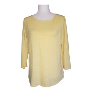 Chico's Light Yellow Tee